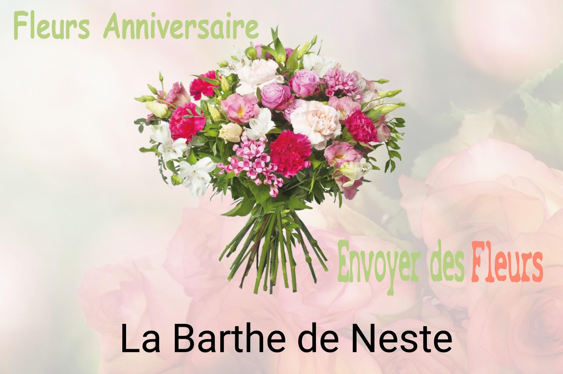 Bouquet de fleurs d’anniversaire livré à La Barthe-de-Neste